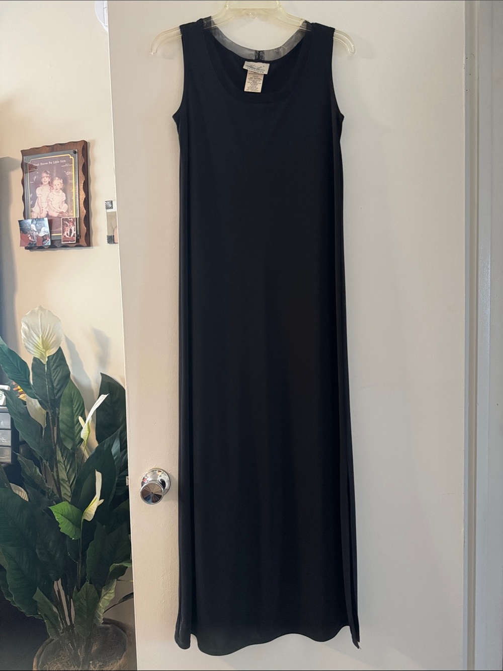 Chico's Black Sleeveless Maxi Dress